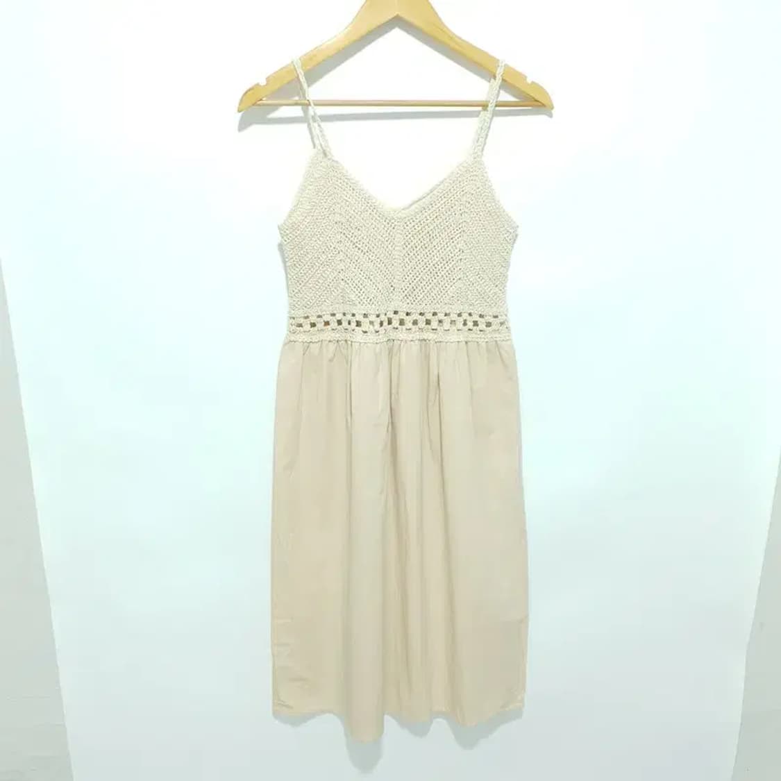 슬리브리스 뜨개 니트 원피스 F_S1489 상품이미지1