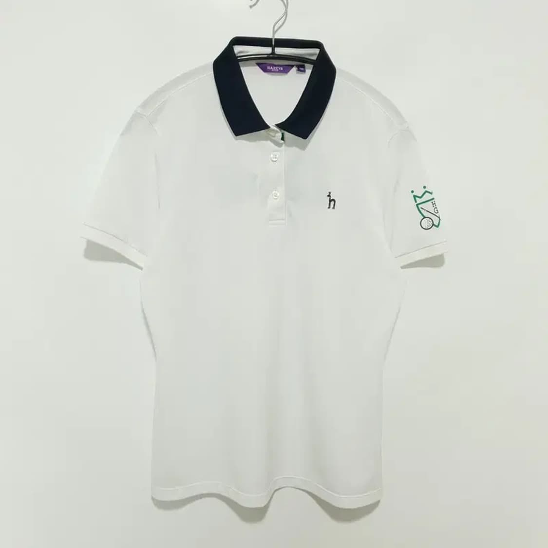 헤지스 골프 여성 반팔 카라티 100_S1502 상품이미지1