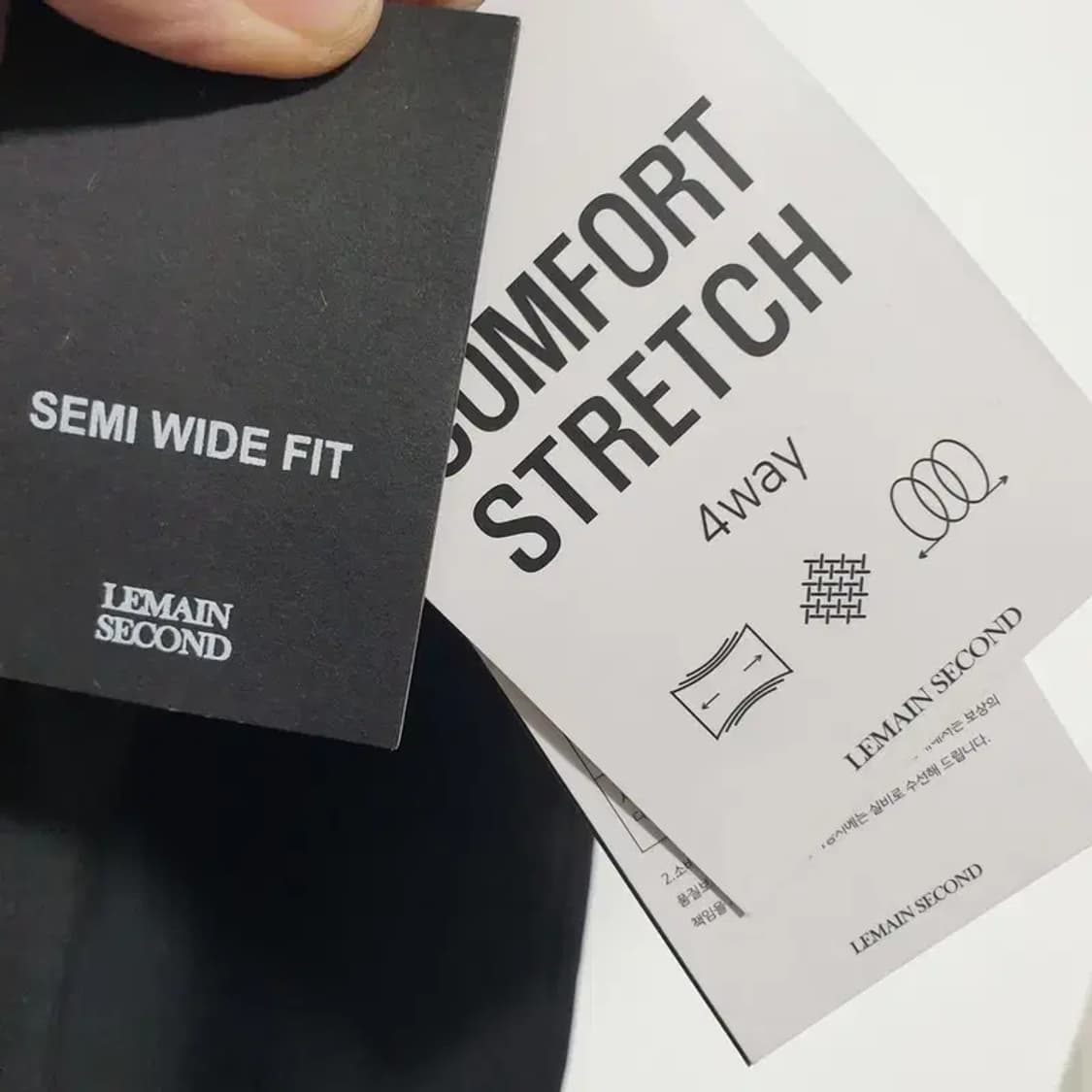 리메인세컨드 세미 와이드 슬랙스 L_S1494 상품이미지8
