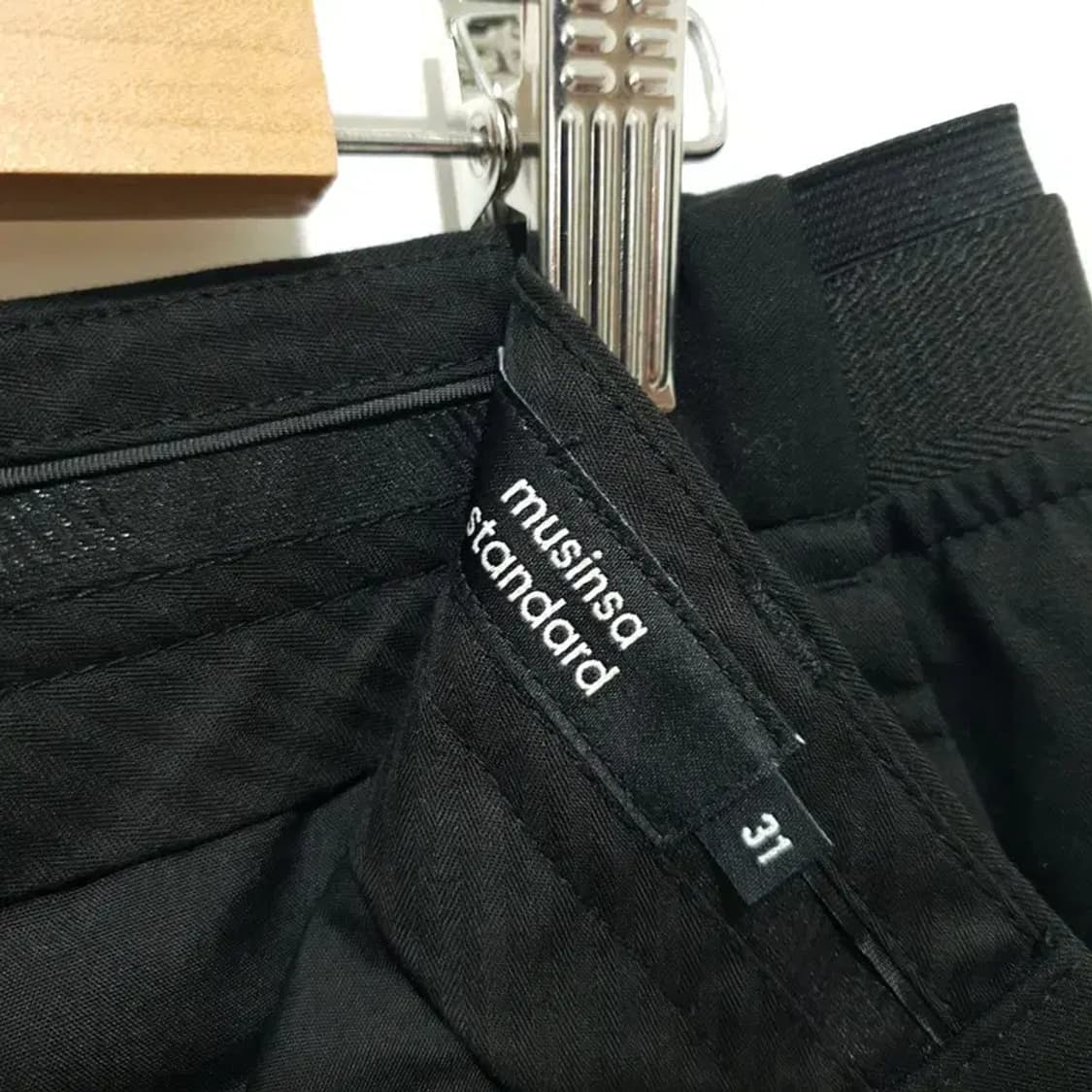 무탠다드 테이퍼드 밴딩 크롭 슬랙스 31_S1496 상품이미지6