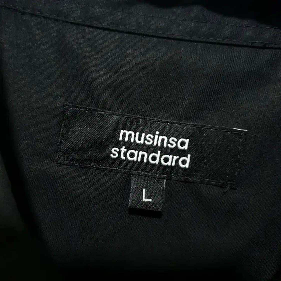 무탠다드 오버사이즈 포플린 셔츠 L_M1752 상품이미지6