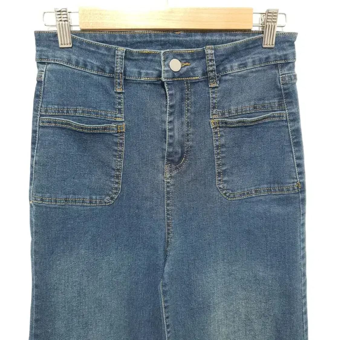 하이웨스트 부츠컷 데님 팬츠 M_M1760 상품이미지2