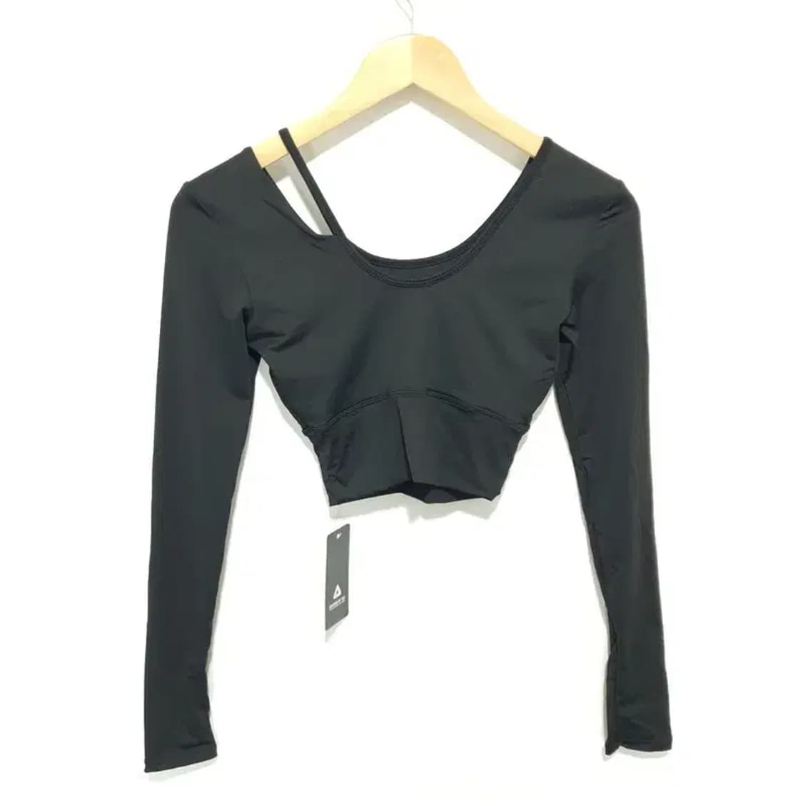 컷아웃 핑거홀 크롭 탑 S_S1511 상품이미지4