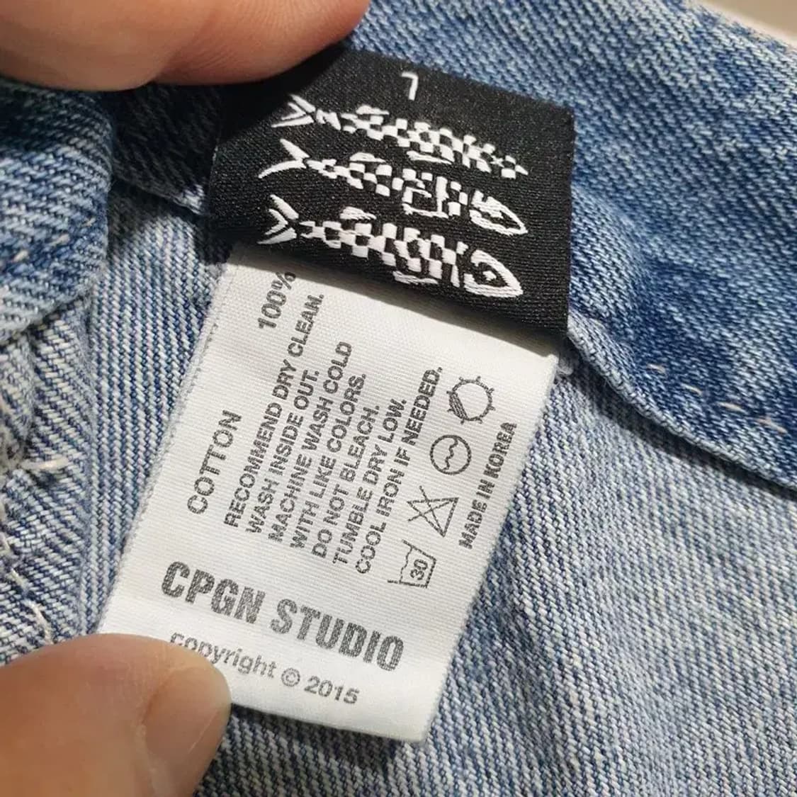 꼼파뇨 데님 투턱 버뮤다 팬츠 L_S1521 상품이미지7