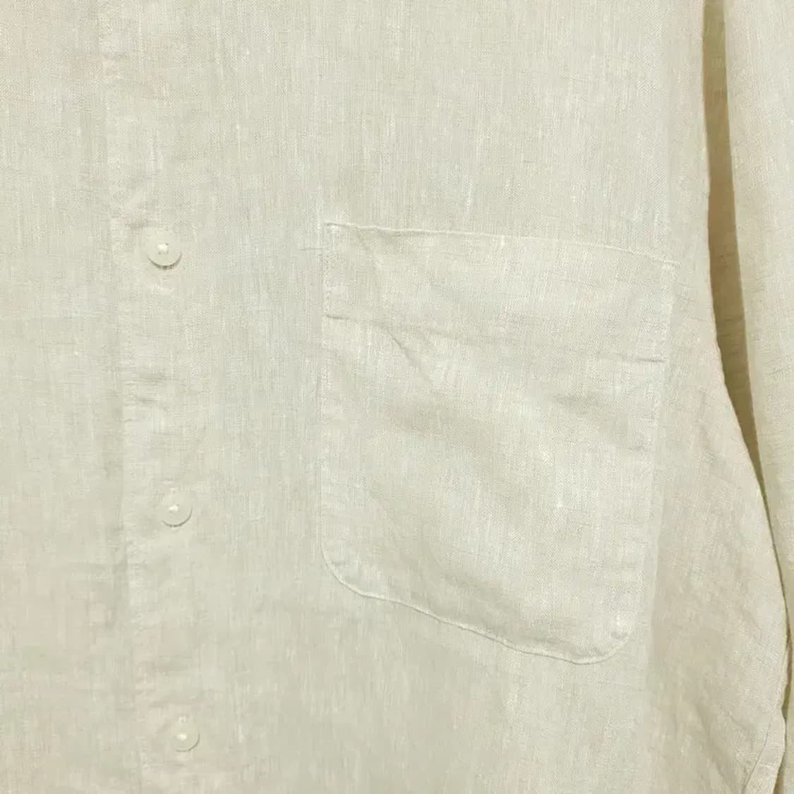 유니클로 프리미엄 린넨 셔츠 XL_S1509 상품이미지3