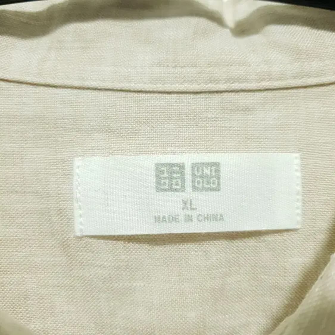 유니클로 프리미엄 린넨 셔츠 XL_S1509 상품이미지6