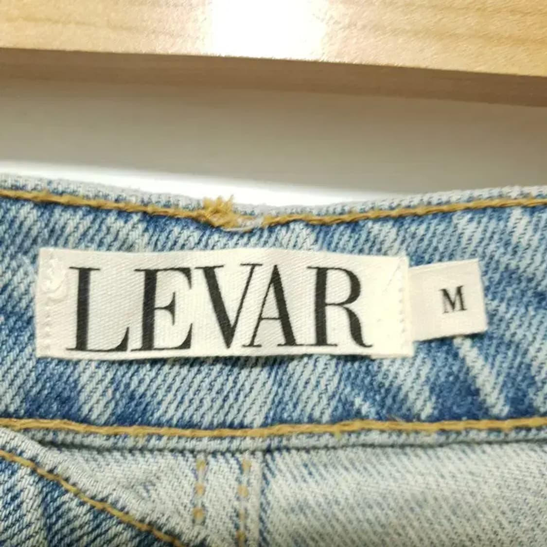 르바 레이어드 랩 데님 스커트 M_S1515 상품이미지5