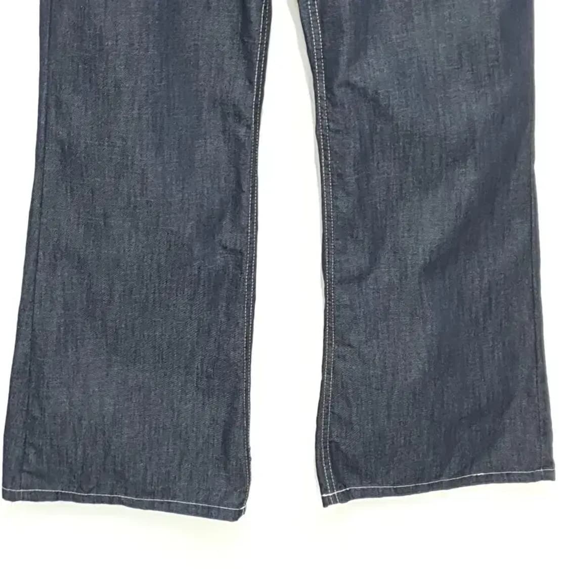 육육걸즈 와이드 부츠컷 데님 팬츠 XL_S1520 상품이미지3