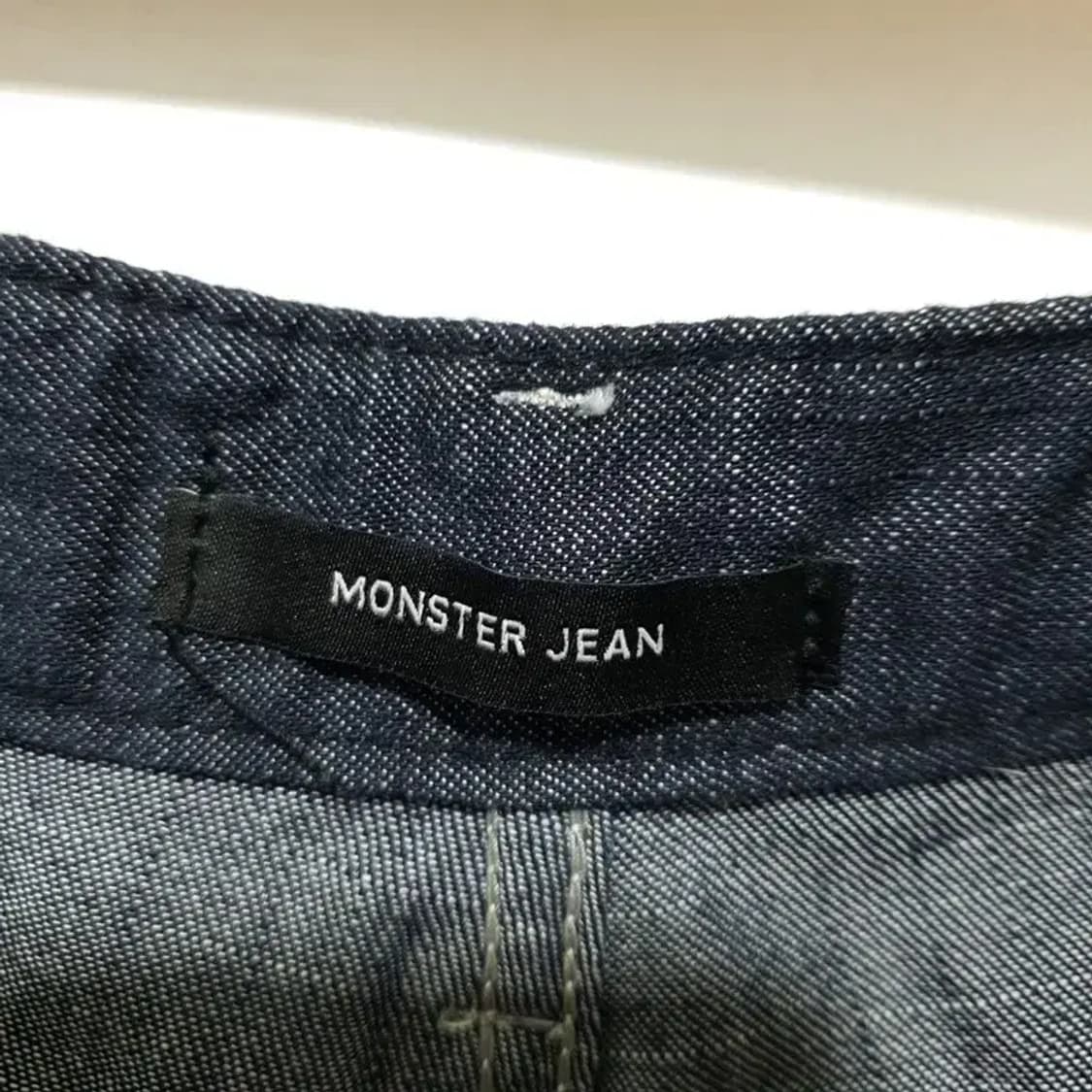 육육걸즈 와이드 부츠컷 데님 팬츠 XL_S1520 상품이미지6