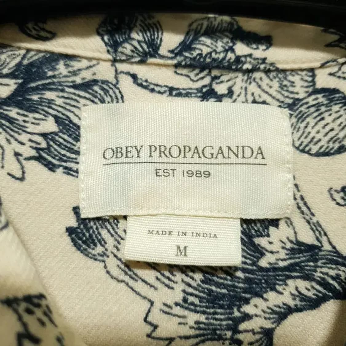 오베이 프로파간다 프린트 플로럴 셔츠 M_M1773 상품이미지7