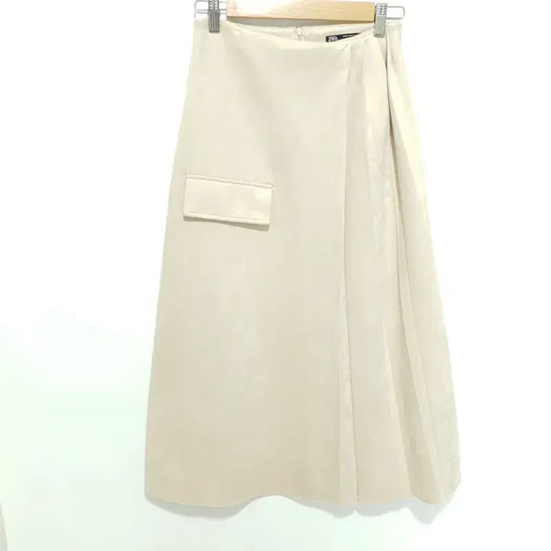 자라 벨벳 플리츠 롱 스커트 XS_M1783 상품이미지1