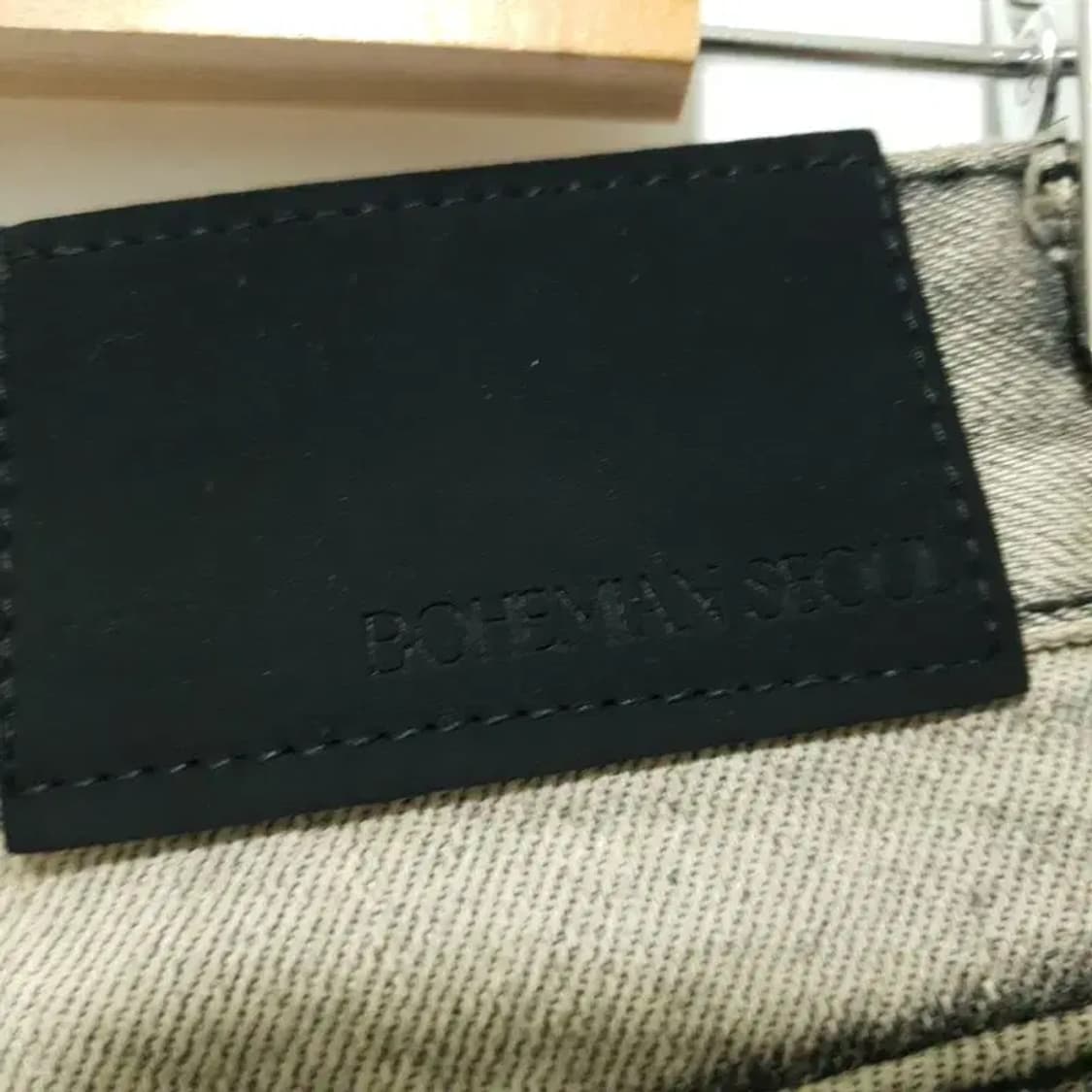 보헤미안 서울 데미지 데님 팬츠 L_M1785 상품이미지6