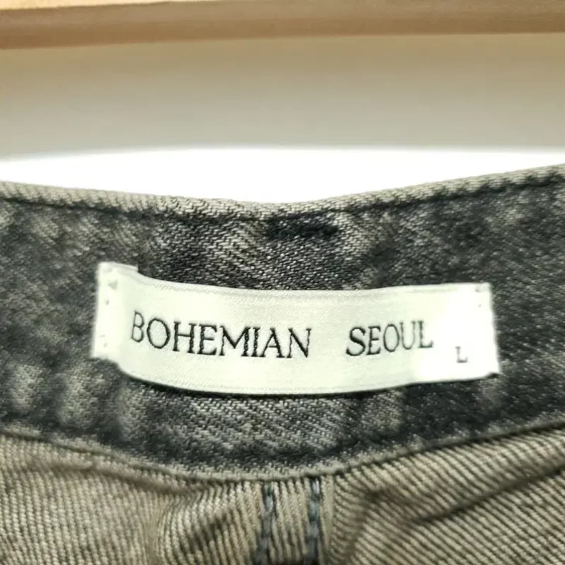 보헤미안 서울 데미지 데님 팬츠 L_M1785 상품이미지8