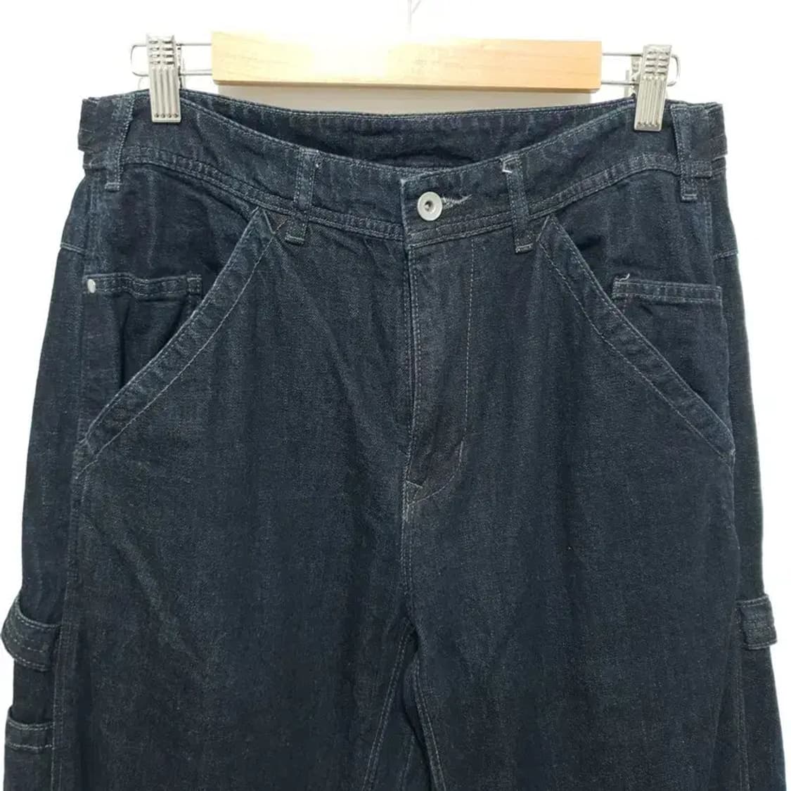 폴리테루 해머 데님 팬츠 1.2v 자수 버전 딥인디고 3_M1792 상품이미지2