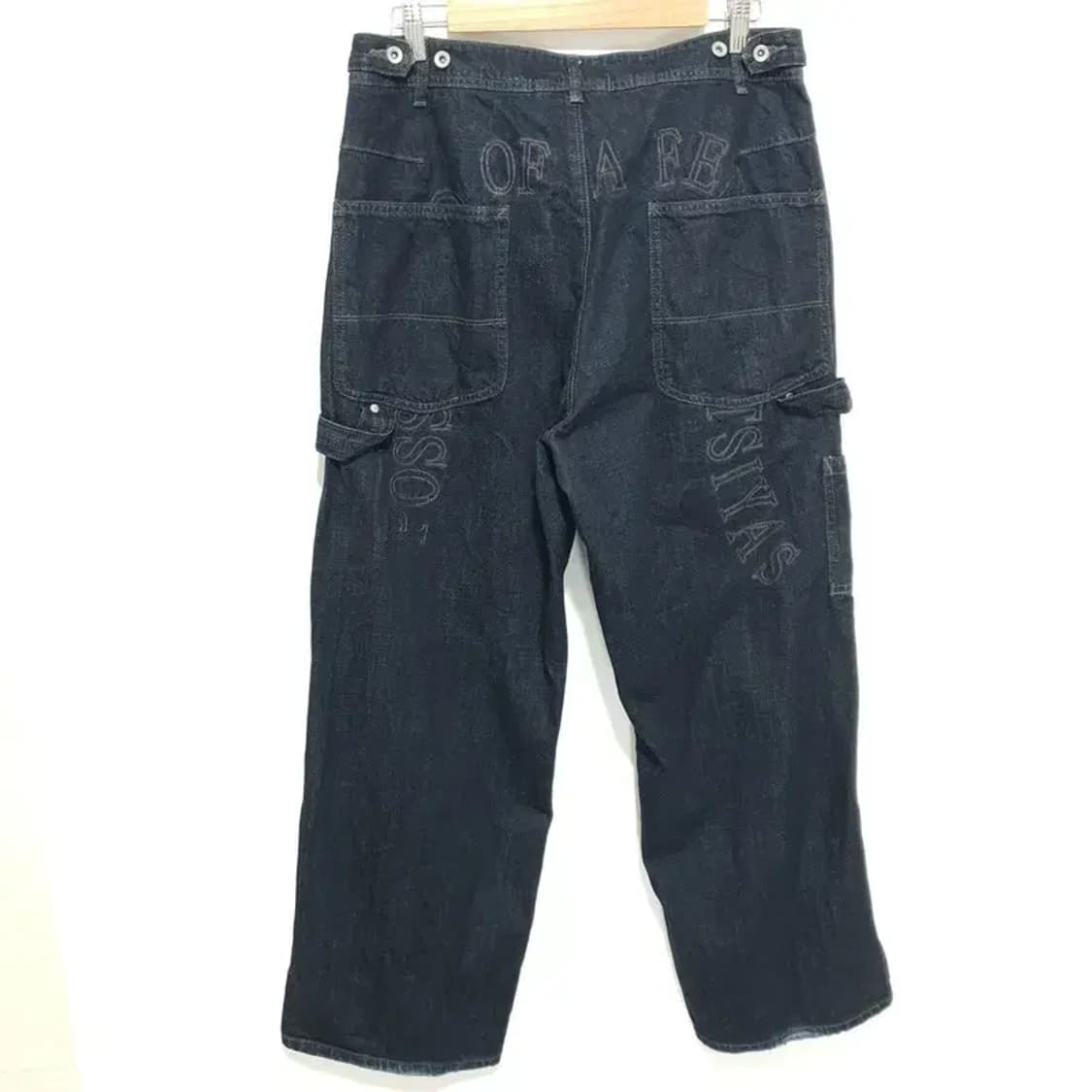 폴리테루 해머 데님 팬츠 1.2v 자수 버전 딥인디고 3_M1792 상품이미지4