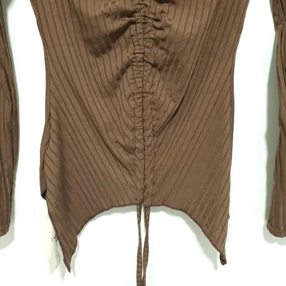 홀터넥 오프숄더 셔링 탑 F_M1798 상품이미지3