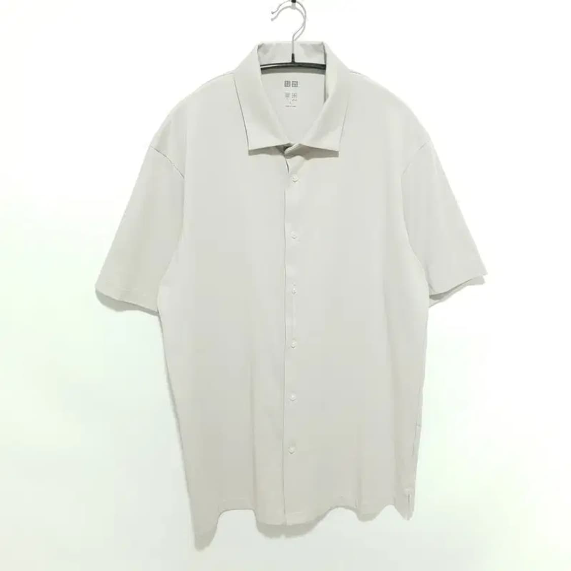 유니클로 에어리즘 반팔 셔츠 L_S1525 상품이미지1