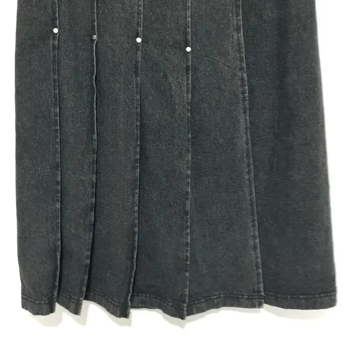 디벨롭 데님 플리츠 랩 스커트 S_M1784 상품이미지3
