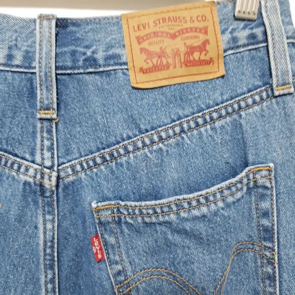 리바이스 여성 하이웨스트 스트레이트 데님 팬츠 28_M1786 상품이미지5