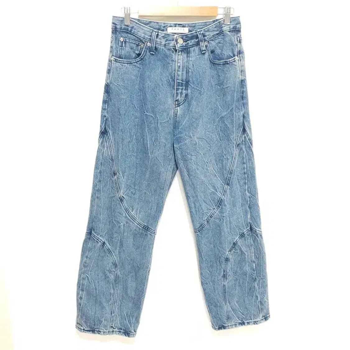 PARTS 파츠 커브드 데님 팬츠 S_M1793 상품이미지1