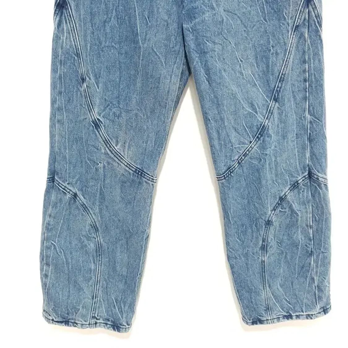 PARTS 파츠 커브드 데님 팬츠 S_M1793 상품이미지4