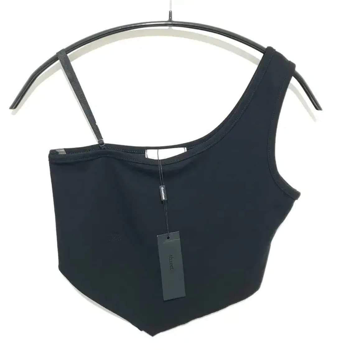 쓰리타임즈 슬리브리스 크롭 탑 F_S1528 상품이미지1