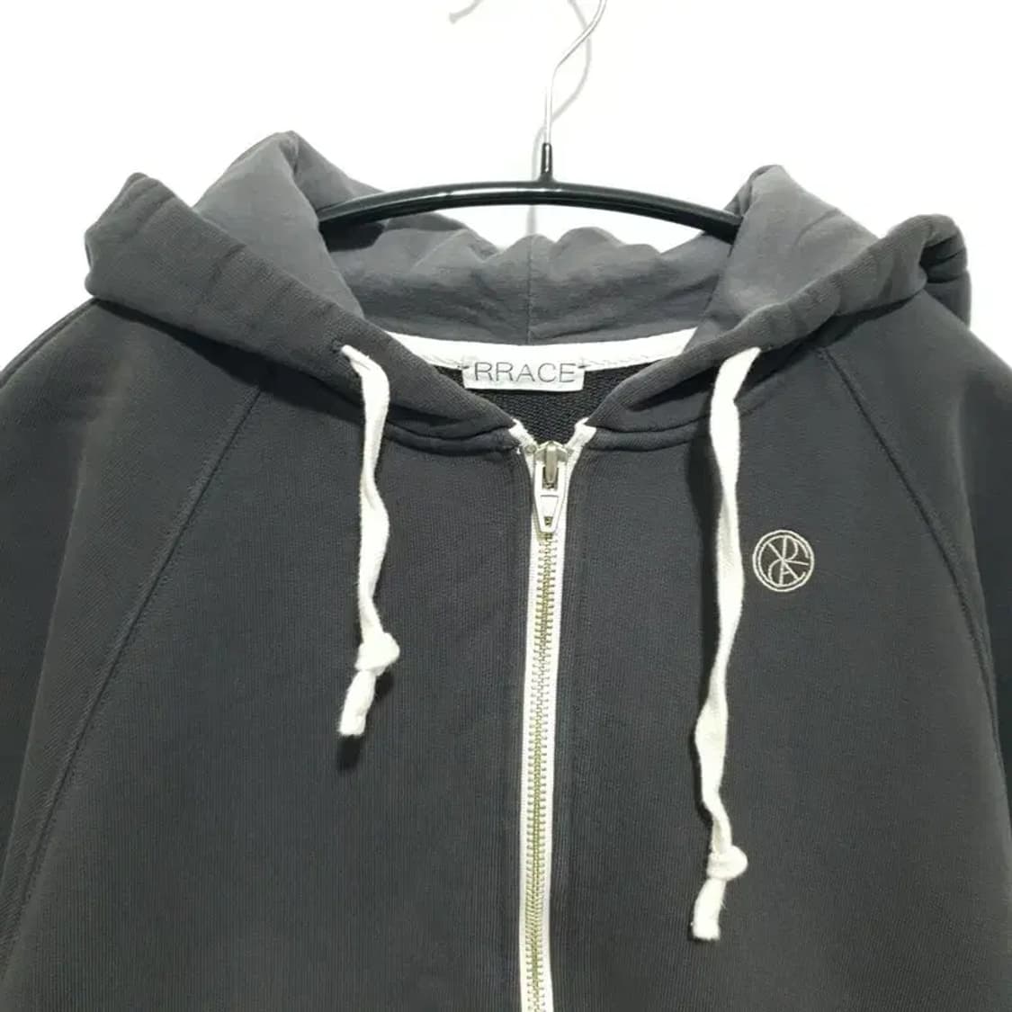RRACE 레이스 크롭 후드 집업 F_M1777 상품이미지2