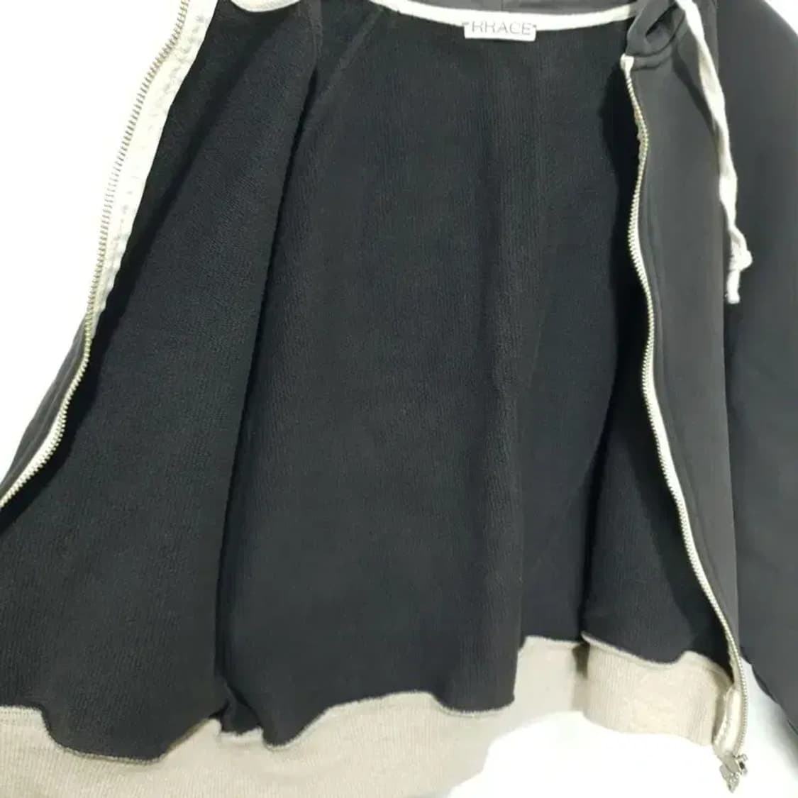 RRACE 레이스 크롭 후드 집업 F_M1777 상품이미지5