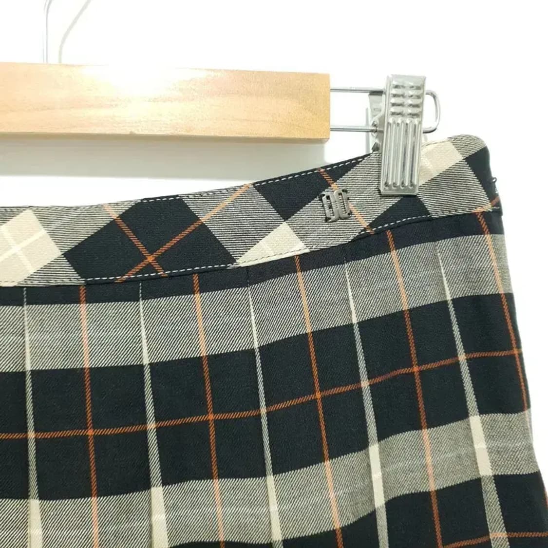 닥스 체크 플리츠 스커트 76-100_S1531 상품이미지2