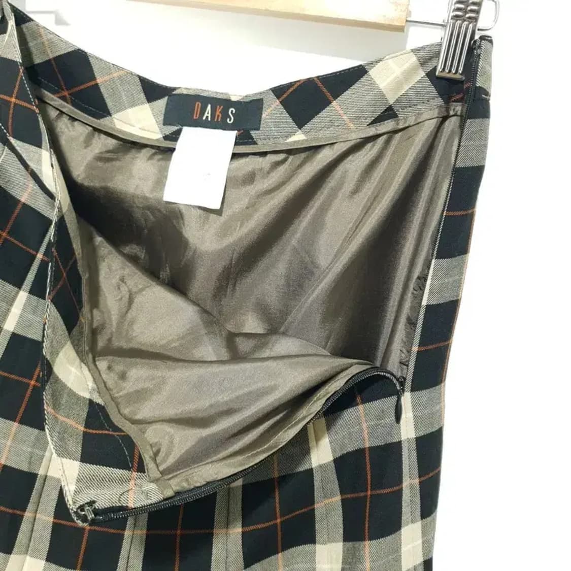 닥스 체크 플리츠 스커트 76-100_S1531 상품이미지6