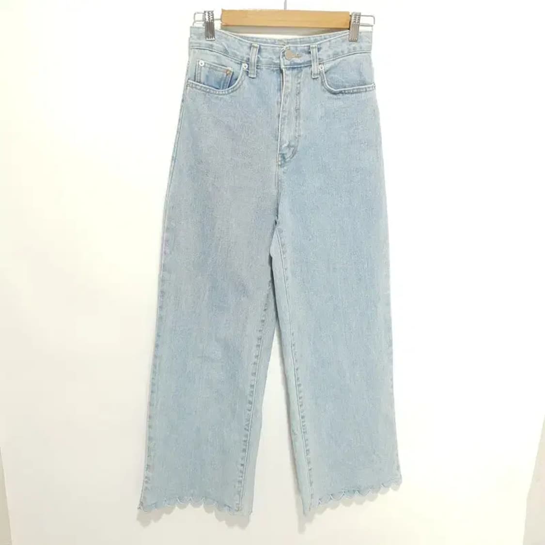 쇼트벗스터닝 데님 팬츠 S_M1787 상품이미지1