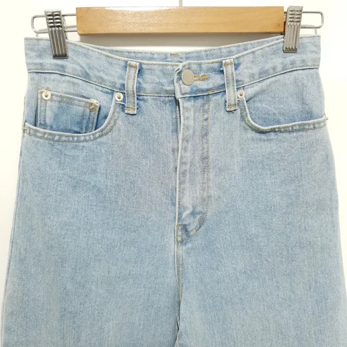 쇼트벗스터닝 데님 팬츠 S_M1787 상품이미지2