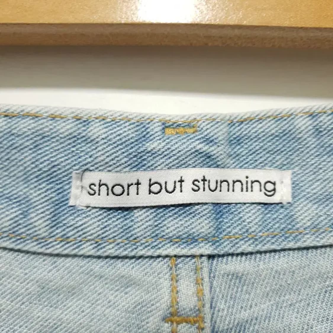 쇼트벗스터닝 데님 팬츠 S_M1787 상품이미지8