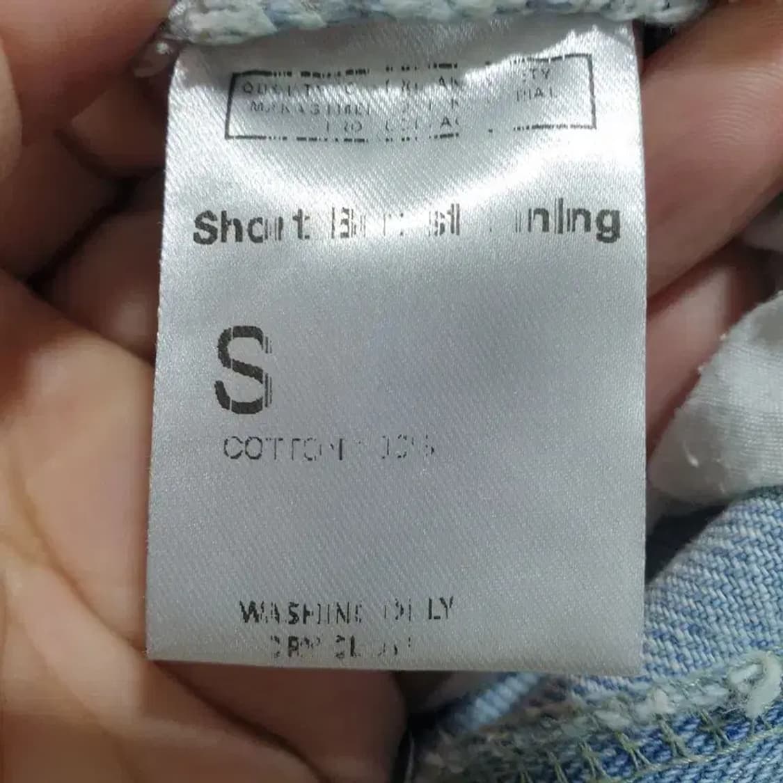 쇼트벗스터닝 데님 팬츠 S_M1787 상품이미지9