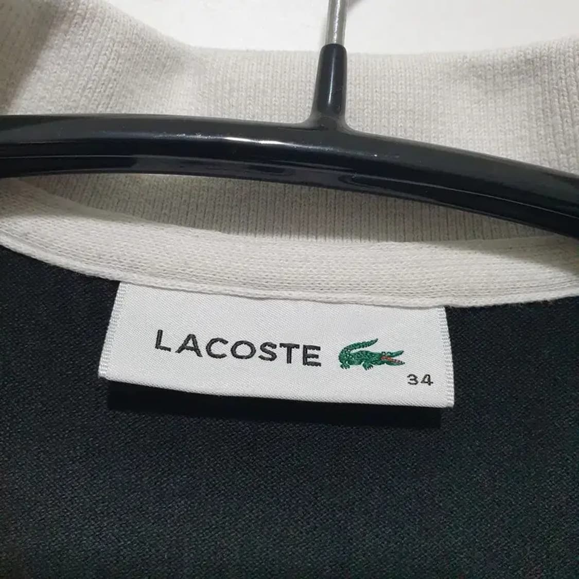 라코스테 슬림핏 롱기장 피케 원피스 34_S1530 상품이미지7