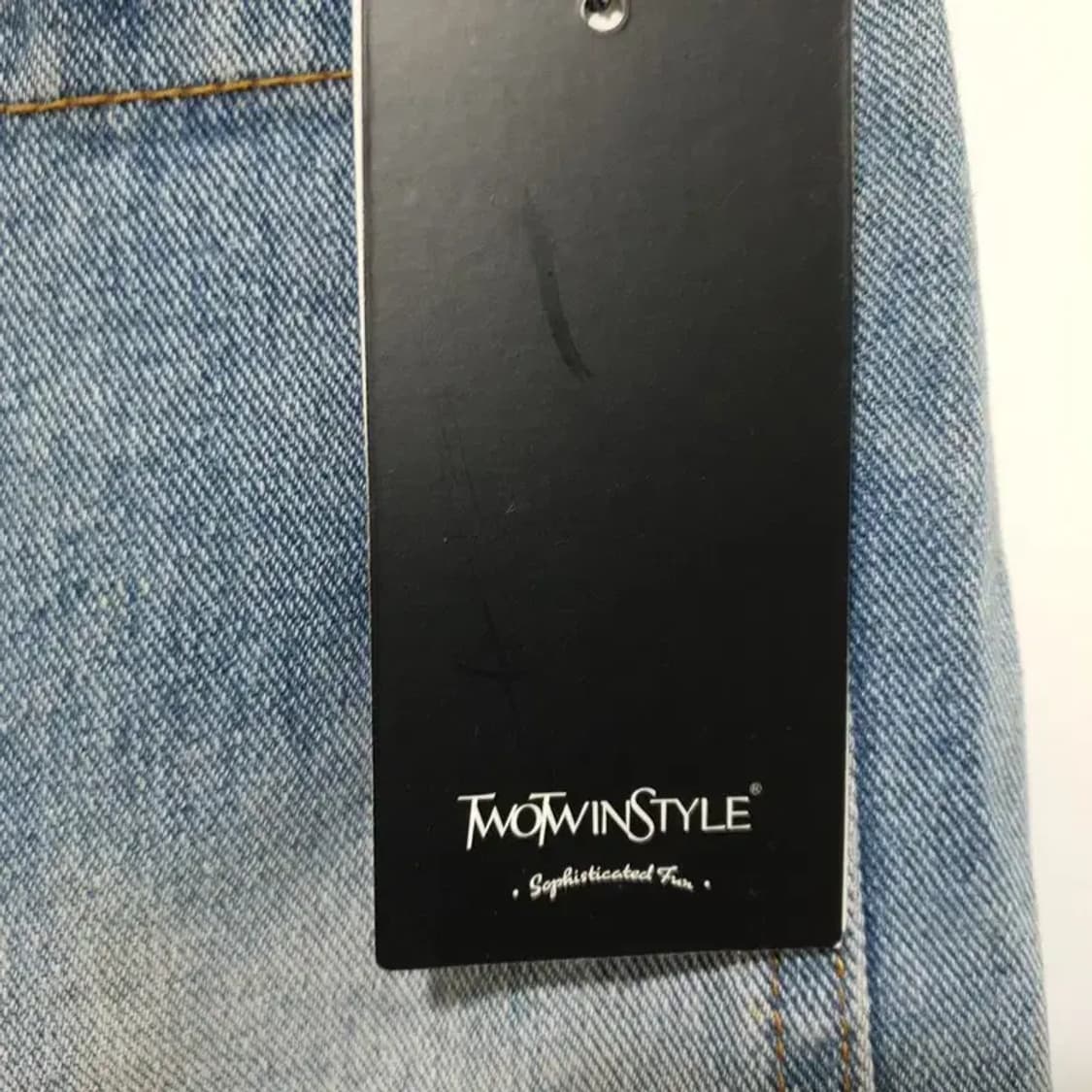 버튼 포인트 데님 스커트 L_S1533 상품이미지3