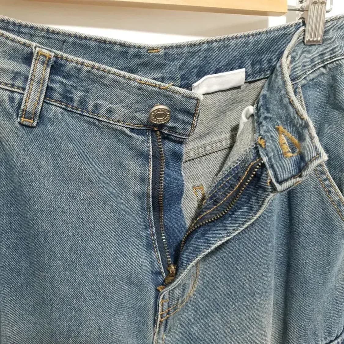 오드스튜디오 샌드워싱 카고 와이드 데님 팬츠 S_M1791 상품이미지7