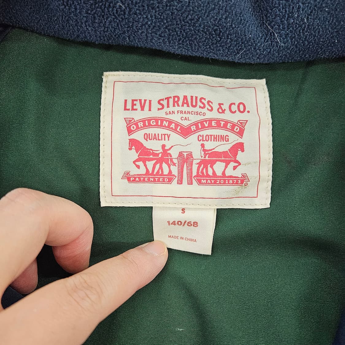 [S] 리바이스 여성 오리털 후드 패딩 자켓  0116Y1 상품이미지3