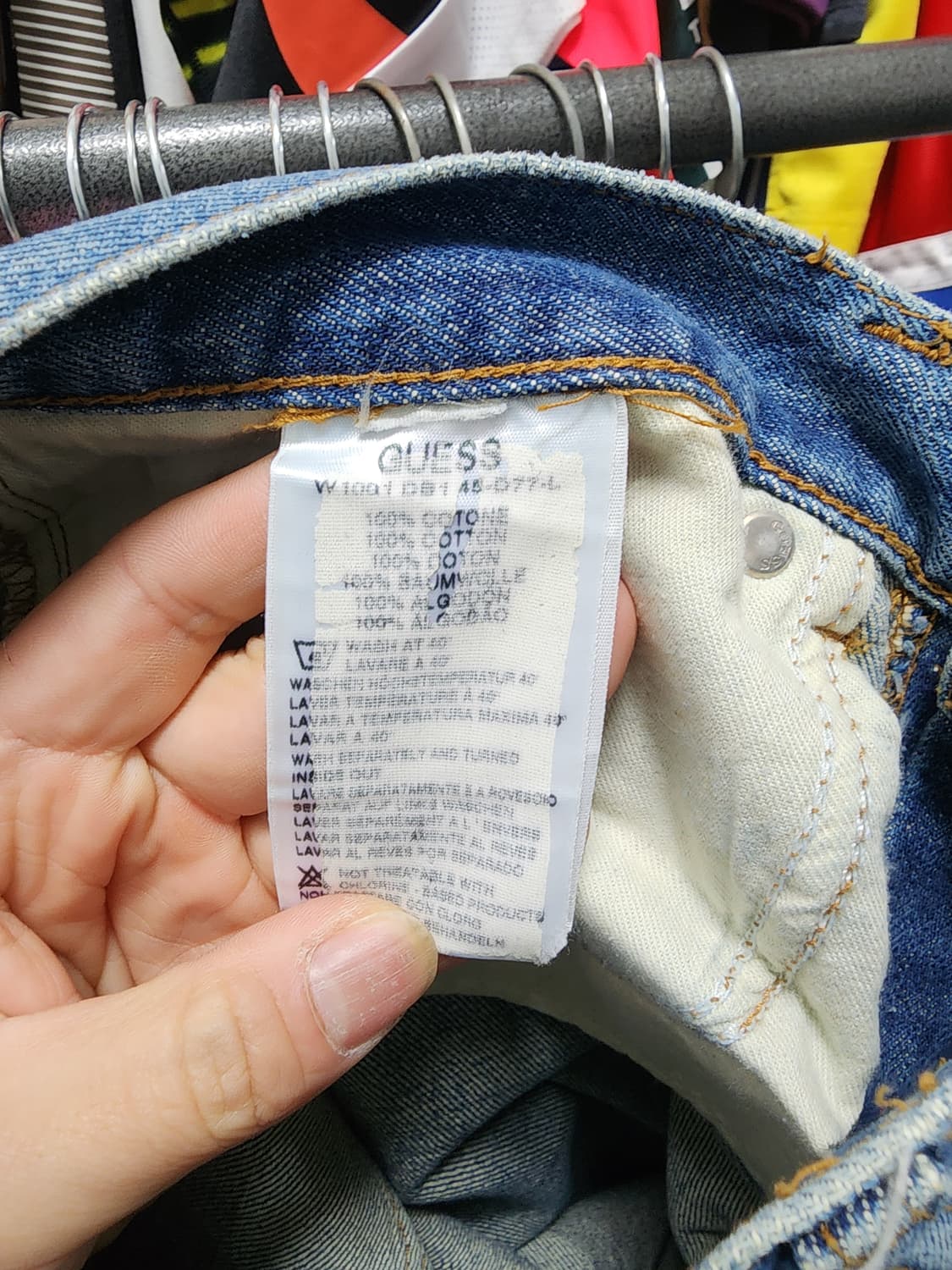 게스 90s 청바지 부츠컷  상품이미지8