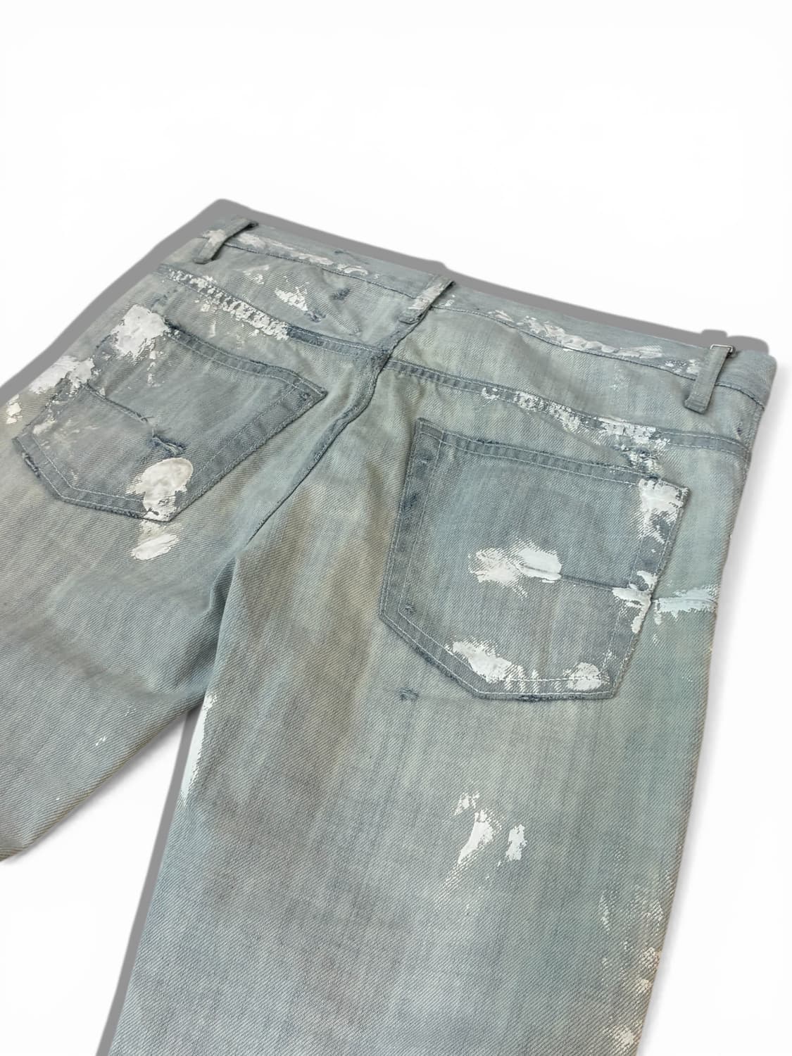 dior homme 06aw Paint Glitter Denim 상품이미지4