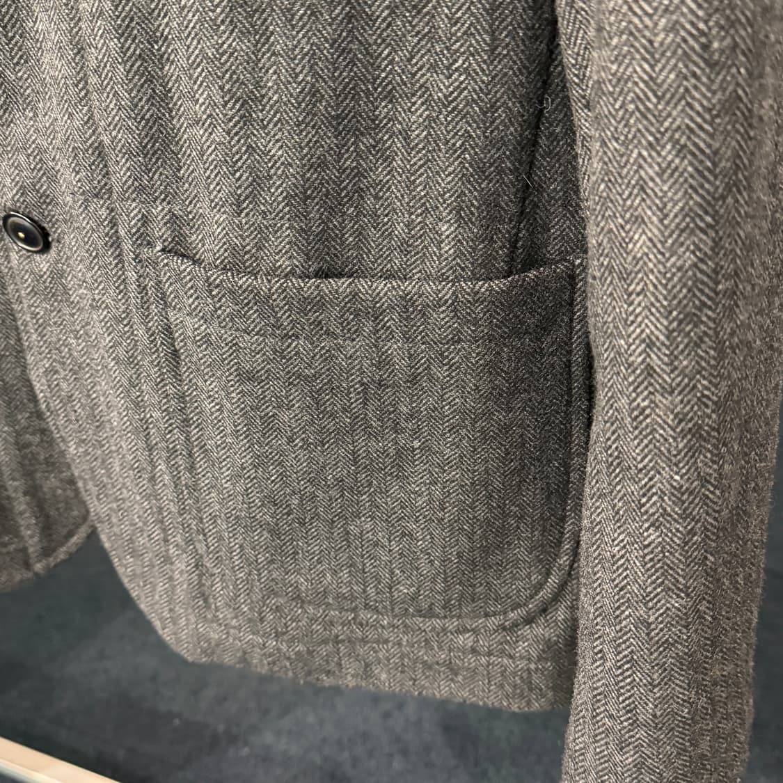 [L] A.blue garments 헤링본 자켓 상품이미지5