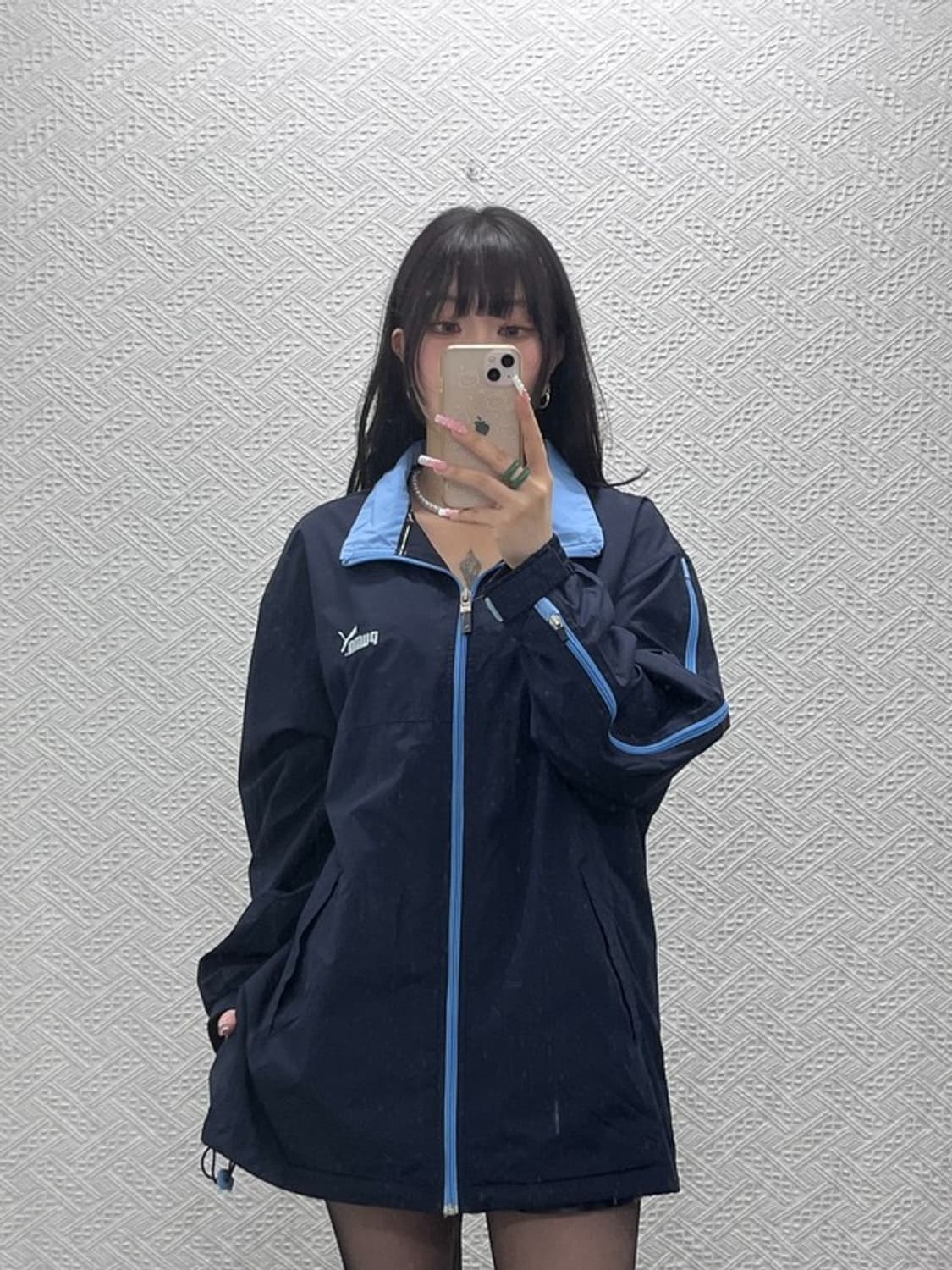 푸마 레트로 빈티지 Y2K 오버핏 바람막이 자켓 L C12513 상품이미지2
