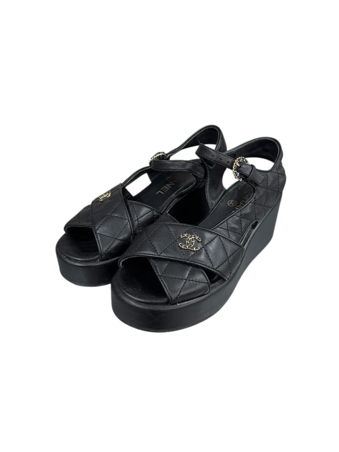 샤넬 CC 로고 샌들 36 상품이미지1