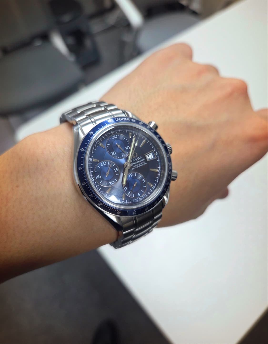 오메가 스피드마스터 데이 데이트 40mm 청판 상품이미지9