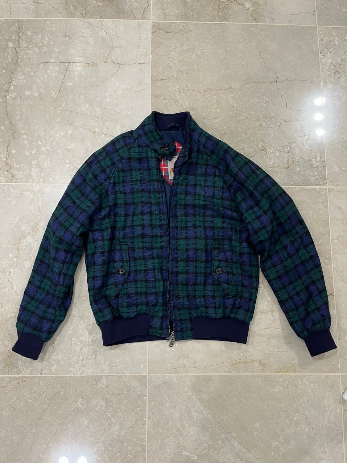 바라쿠타 G9 셰틀랜드 울 블랙와치 자켓 44(xl) 상품이미지1