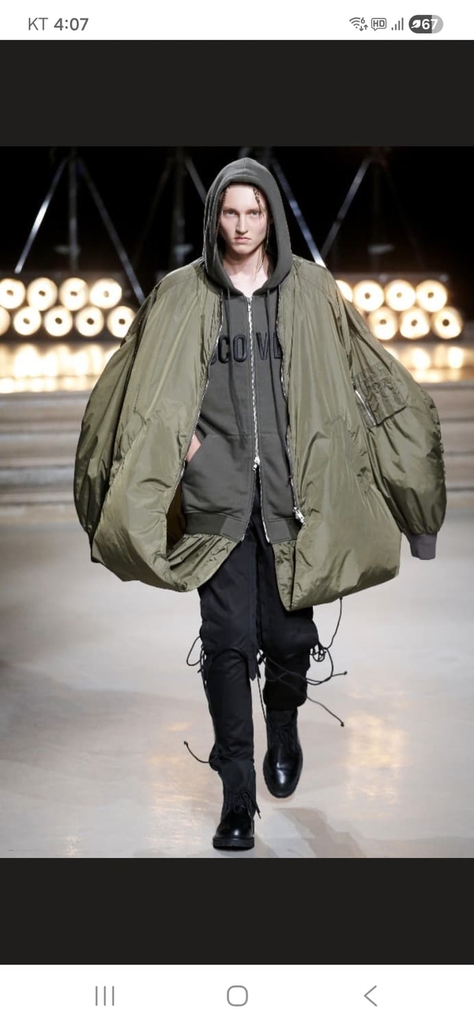 준지 17ss 컬렉션 낙하산 야상 카키 46 상품이미지1
