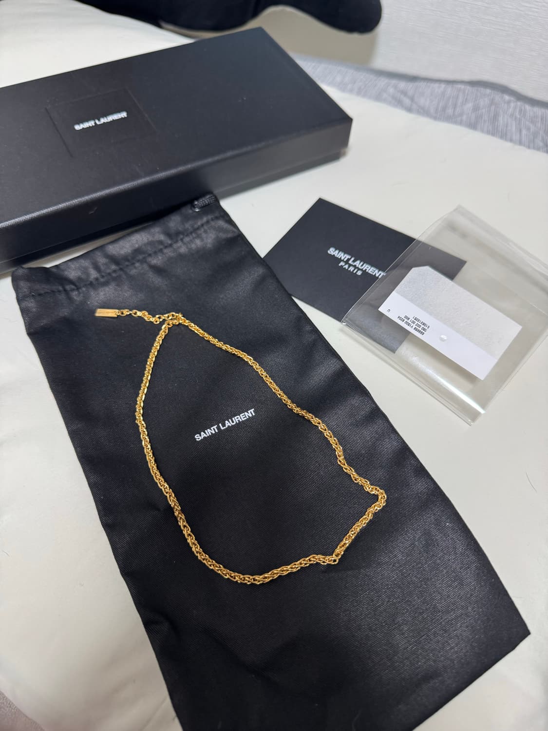 생로랑 골드 체인 목걸이(새상품 정품) 상품이미지1