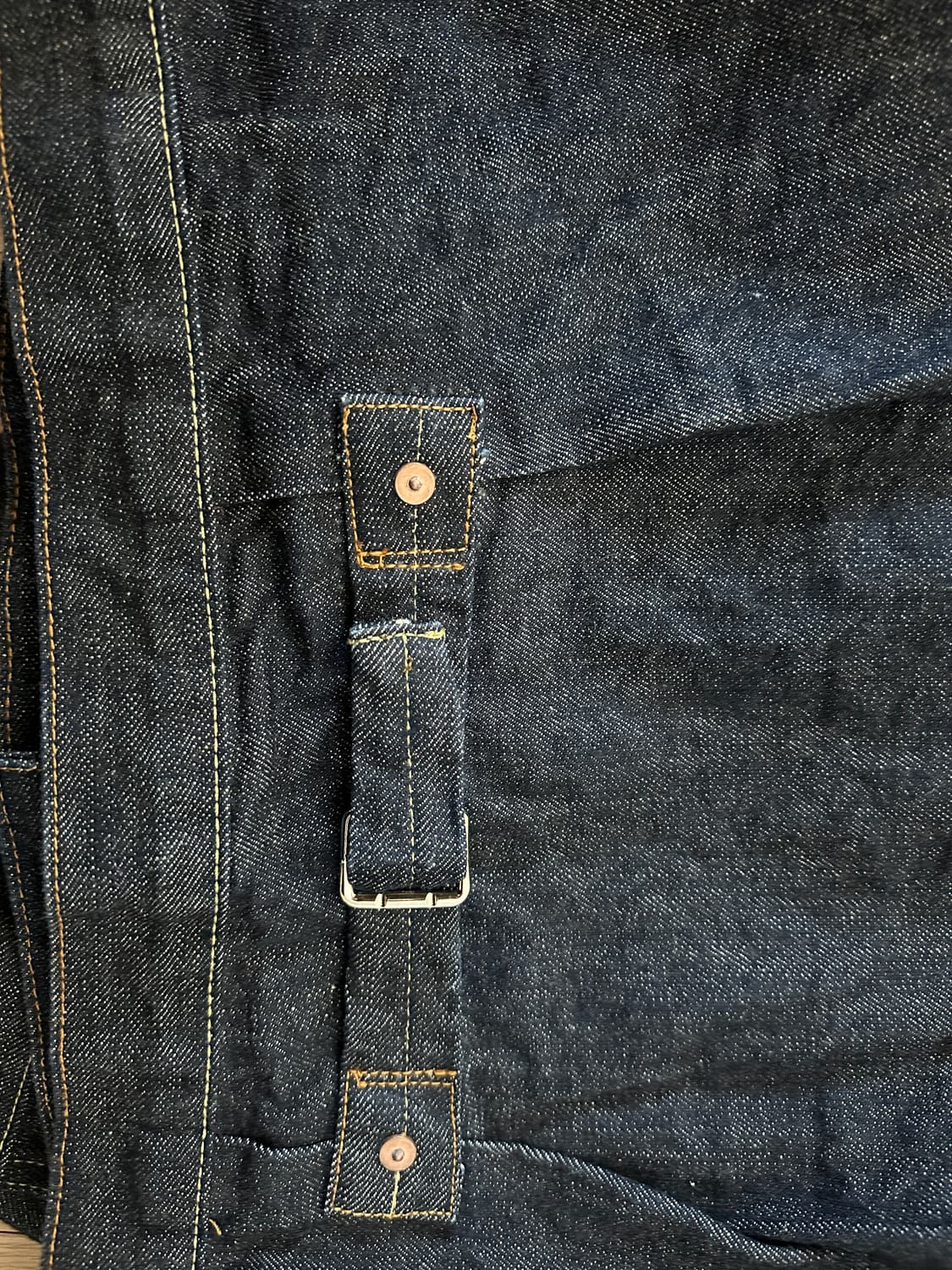 아웃스탠딩 SELVEDGE DENIM 1ST JACKET_INDIGO 상품이미지3