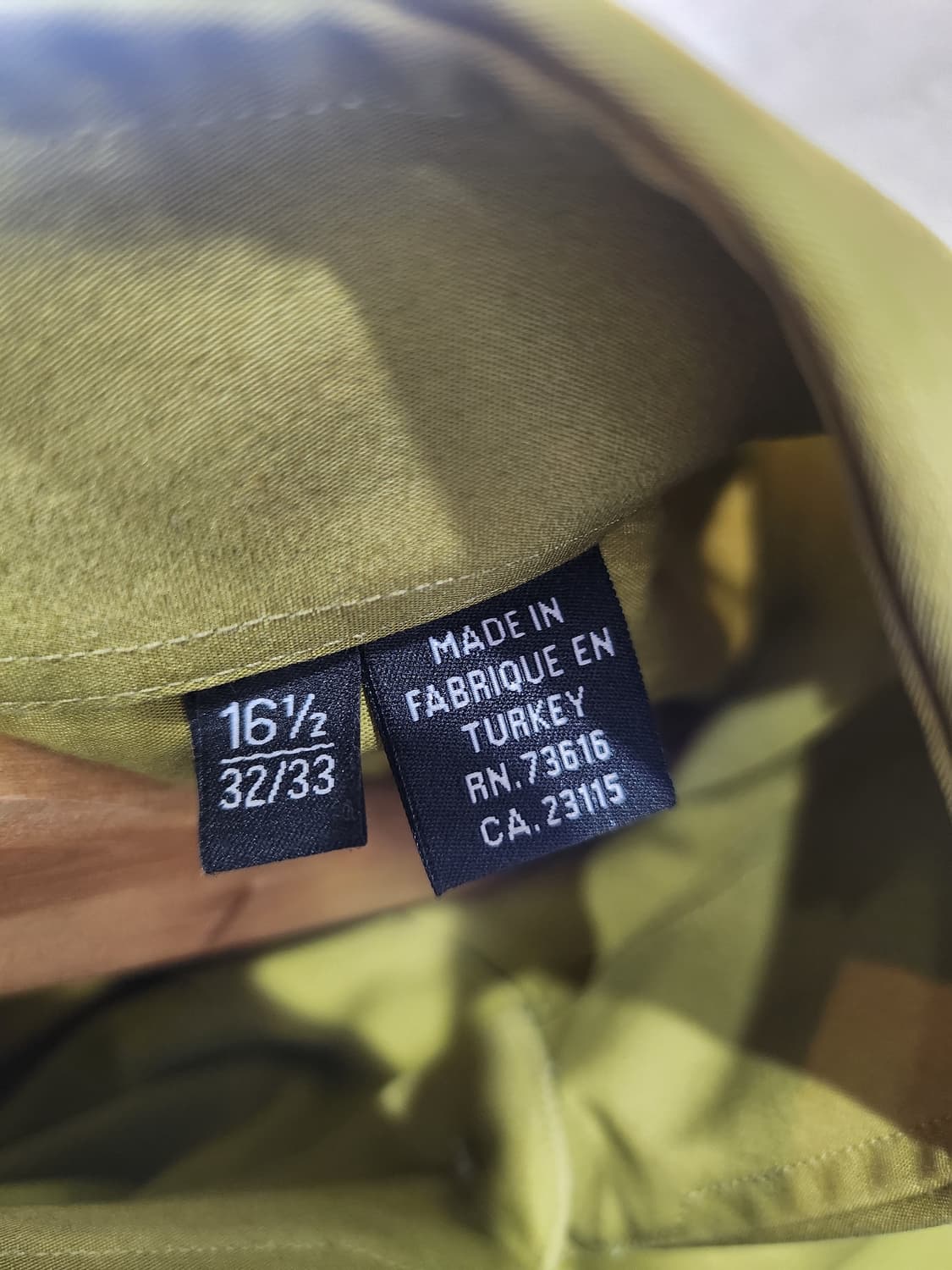 BOSS 휴고보스 올리브 그린 셔츠 16.5 정품 상품이미지5