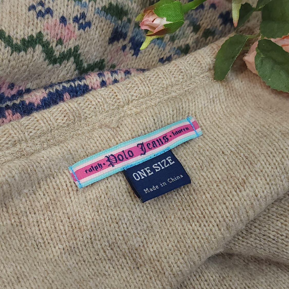 90s 폴로 페어아일 니트백 숄더백 토트 상품이미지6